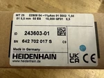 Heidenhain Mt 25 Length Gauge 1.50 Meter Cable Id# 243603-01 New Box. Fixed Price $1596.00.