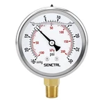 Uharbour Glycerin Filled Vacuum Pressure Gauge, 2-1/2 Clear DIAL,1/4NPT Bottom. Fixed Price $15.89.
