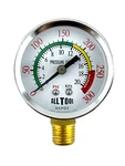 Air Pressure Gauge 2" Dial Side Mount 1/4"NPT - To 300PSI Color Coded. Fixed Price $7.99.