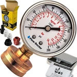 Flow Doctor Water Pressure Glycerin Filled Gauge Kit, All Purpose, 6 Black. Fixed Price $37.99.