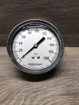 Ashcroft 3.5" Pressure Gauge 0-200 Psi Glycerin Filled 35-1009SWL-02B 1/4" Npt. Fixed Price $25.99.