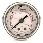Commercial Pressure Gauge, To 600 Psi, 1/2 In Dial, 1/8 Npt, Center Back. Fixed Price $12.69.