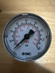 Smc 4281241 Pressure Gauge 111.12 2" 160 Psi 1/8" Npt Cbm M5. Fixed Price $10.00.