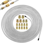 Eoppen X 25 Ft Brake Line Tubing Kit Silver,. Fixed Price $29.90.