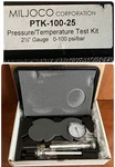 Miljoco Corp PTK-100-25 Pressure Temperature Test Kit Gauge 0-100 Psi New. Fixed Price $49.99.