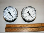 (2) Wika Hg Gauge Lot 2" -30 To -0 (JMS1). Fixed Price $14.99.