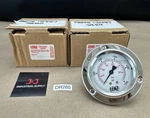 (2) Lenz AFC-5M-25-FF Fluid Filled Pressure Gauge 0-5000PSI / 340BAR Nib. Fixed Price $65.00.