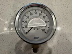 Wika Liquid Filled Pressure Gauge Swiss Movement 0-100 Psi. Fixed Price $22.95.