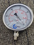 Carbo Instruments L40-SSL-V00 4" Liquid-filled Pressure Gauge -30 Inhg To. Fixed Price $32.80.