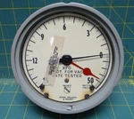 4 1/2" Ashcroft Vacuum Pressure Gauge 15-0 0-50 Water Back Bite. Fixed Price $65.99.