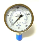 Gauge 4" Face Ss Case 0-200 Psi/kpa/bar 1/2" Npt Lower Liquid Filled 685ER20. Fixed Price $63.00.