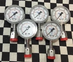 Lot Of Swagelok Pressure Gauge 0-300 Psi, 1/4" Fvcr, PGU-50-P300-L-4FSF,. Fixed Price $164.54.