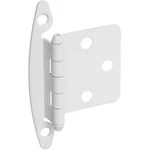 Stanley S826347 White Non-spring Flush Cabinet Hinge, Count. Fixed Price $14.99.