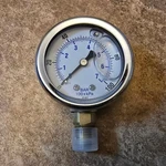 Stainless Steel Grainger Industrial Pressure Gauge. Fixed Price $28.00.