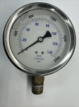 100XKPA 2000 Psi 140 Bar 4" Liquid Filled Pressure Gauge KC-L14 Steam Punk 1/2". Fixed Price $17.24.