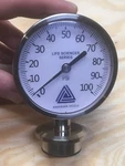 Anderson Negele 100 Psi Pressure Gauge EM071011231011A0000 Aic Cpm Flush Mount. Fixed Price $29.99.