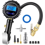 Digitpro Digital Tire Pressure Gauge With Inflator, 250 Psi Heavy Duty Blue. Fixed Price $30.99.