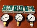 Marshalltown Gauge Lot Of 23-15 23-60 23-300 Psi 1/4" With Boxes Untested. Fixed Price $8.49.