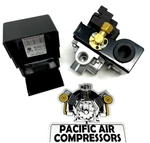 Ingersoll Rand Compatible# 56288020-01 Pressure Switch Unloader Valve & Lever. Fixed Price $49.95.