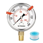 Sctsnsr To Psi Pressure Gauge, Glycerin Liquid Filled, 2.5 0-3000. Fixed Price $14.76.