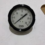 Old Stock Span Pressure Gauge Back Mont With Rear Fitting Liquid Filled 1/4. Fixed Price $65.99.