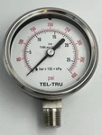 Tel-tru Pressure Gauge PART#2532SS4L1F2F, 2-1/2" Dial, 0-400 Psi/bar, 1/4" Lm. Fixed Price $28.00.