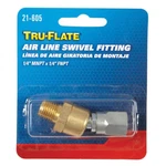 Tru-flate 21605 Brass/steel 360 Deg. Air Line Swivel 1/4 In. Mnpt X Fnpt. Fixed Price $11.51.