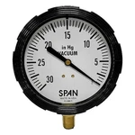Span LFS310-30"HG-G-QC-CERT Industrial Pressure Gauge, 1/4 Npt, Bottom. Fixed Price $92.79.