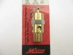 Milton S-1090-125 1/4" Mnpt Asme Safety Valve Psi Pop Off Pressure. Fixed Price $22.49.