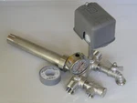 Stainless Steel 1X11 Tank Kit & Union With Square D 40/60 Pressure Switch. Fixed Price $266.36.