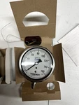 New - Ashcroft Pressure Gauge: To 160 Psi, 3 1/2 In Dial, 1/4 Npt Male. Fixed Price $95.00.