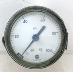 Usg U.s. Pressure Gauge 0-100 Psi Dial No. 37326 #8986. Fixed Price $18.99.