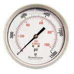 Oil Filled Pressure Gauge, All Ss, 1/4" Npt, Center Back Mount, 0-15,000PSI. Fixed Price $57.27.