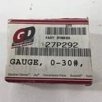 Gardner Denver 27P292 Pressure Gauge 0-30PSI 1/8" Npt. Fixed Price $39.99.