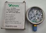 V-rain PG15SS 2-1/2" Glycerin Filled Pressure Gauge 1/4" Npt Lower Mount 0-15PSI. Fixed Price $18.00.