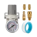 Mini Air Pressure Regulator 1/4" Npt, 0-150 Psi, Compact & Lightweight For Sm.... Fixed Price $20.16.