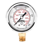 Winters PFQ2473 Pressure GAUGE,2" Dial Size,silver 491F17. Fixed Price $16.22.