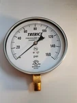 Stainless Steel Pressure Gauge, Lower Conn. 1/4" Npt 4.5"- Trerice (0-160 Psi). Fixed Price $24.99.