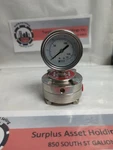 ZAVODA,T516-07,TEFLON Diaphragm Seal With Pressure Gage Pre-owned. Fixed Price $115.00.