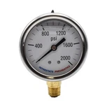 Oil Filled Pressure Gauge Psi 2-1/2" Dial 1/4" Npt Bottom Mount G7022-2000. Fixed Price $15.73.