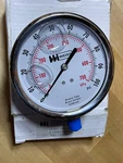 Weiss Instruments Liquid Filled Gauge Dial, 1/4" Lower, 0-100PSI LF441-100-4L. Fixed Price $44.99.