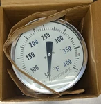 Ashcroft 50EI60R06050/400F Bi-metal Thermometer 1/2" Npt, 5" Maxivision Dial. Fixed Price $49.99.