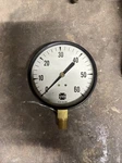 Gauge P500 60LB 3 1/2" 1/4L.M. Black Pressure Nos Usa. Fixed Price $29.00.