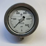 Mcdaniels Controls 4 Dial Liquid Filled Pressure Gauge 0-15000 Psi Eq Bottom. Fixed Price $74.99.