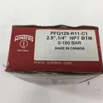 Winters PFQ129-R11-C1 Pressure Gauge Liquid Filled 0-160 Bar 2.5" 1/4"NPT Btm. Fixed Price $23.99.