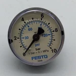 Festo 162838 Pressure Gauge 0-10 Bar. Fixed Price $39.00.