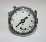 Ashcroft 595-04 Used Rear Mount Pressure Gauge 0-30 Psi. Fixed Price $8.00.