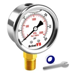 0-300 Psi Heavy-duty Pressure Gauge, 2-INCH, Glycerin-filled, Stainless Steel.... Fixed Price $11.43.