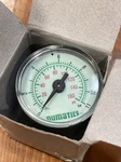 New Numatics 214-153 Pressure Gauge 0-160 Psi 0-11 Bar. Fixed Price $19.75.