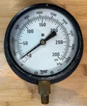 Marshall Town 90234 0-300 Psi 0-2000 Kpa Pressure Gauge 4.5" Face Usa. Fixed Price $29.95.